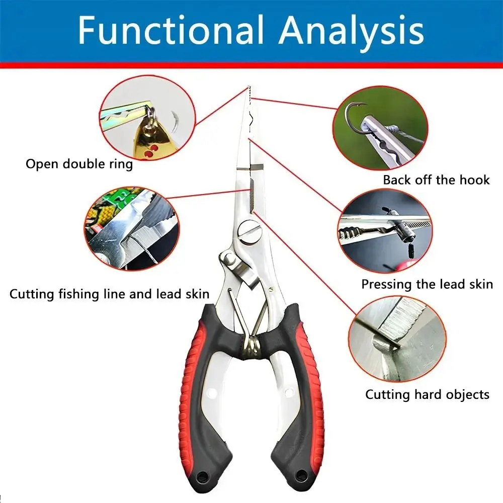 Stainless Steel Fishing Pliers - đánh giá và giá Fishing Hook Remover
